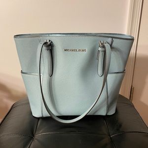 Light blue Michael Kors tote